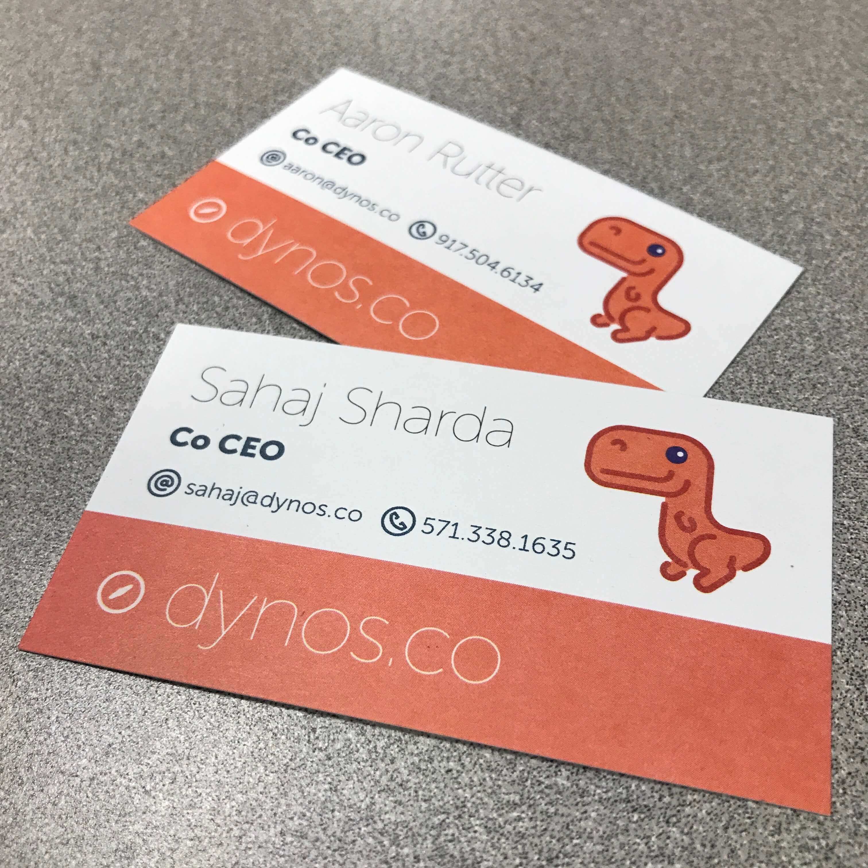 Dynos business cards