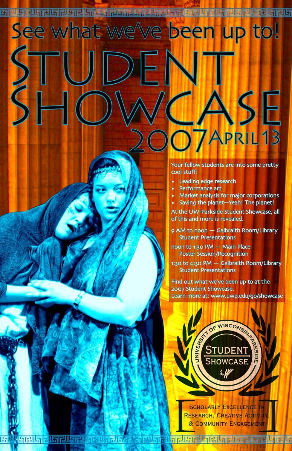 UW-Parkside Student Showcase Poster - Inviting