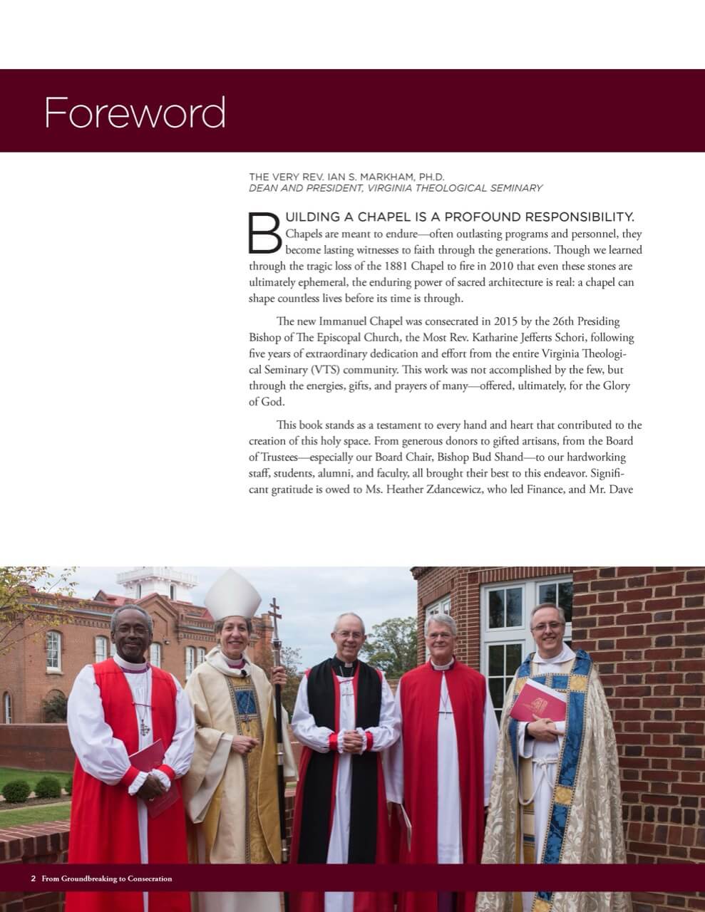 VTS Chapel Book